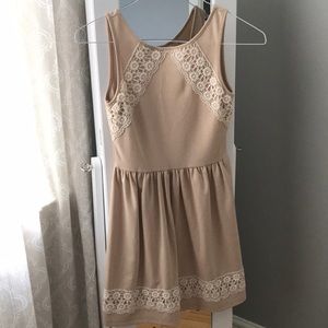 Nude - Fit ‘n Flare - Lace Embroidered Dress - SzS